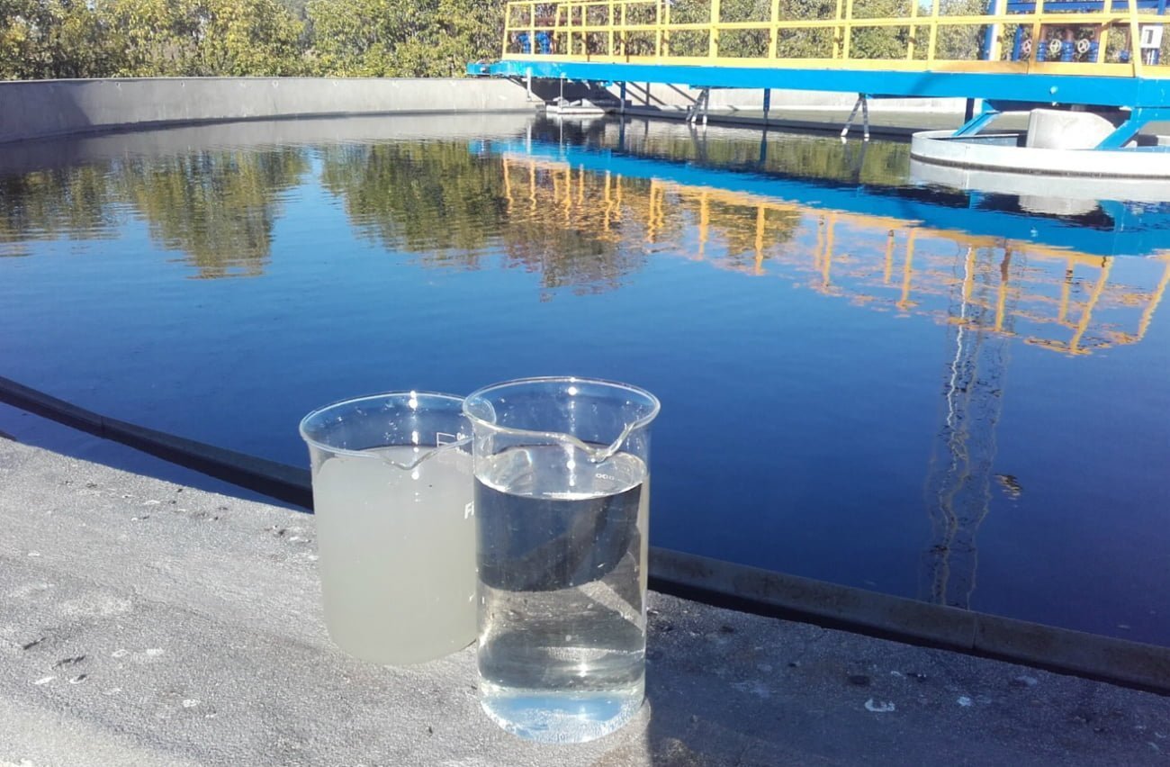 El agua presentaba una alta turbidez antes de las mejoras realizadas en la EDAR