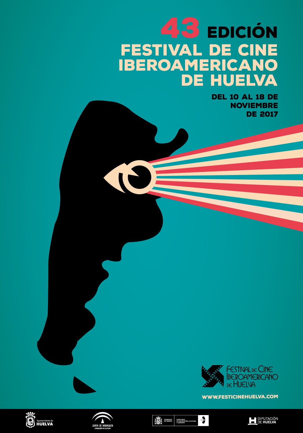 Cartel de la 43 Edición del Festival de Cine Iberoamericano