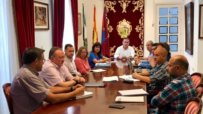 reunión técnicos telefónica y ayto aracena