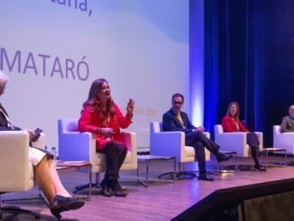 De izquierda a derecha: Montserrat Junyent, María Pastor, Carles Sala, Cristina Vallejo y José Merino